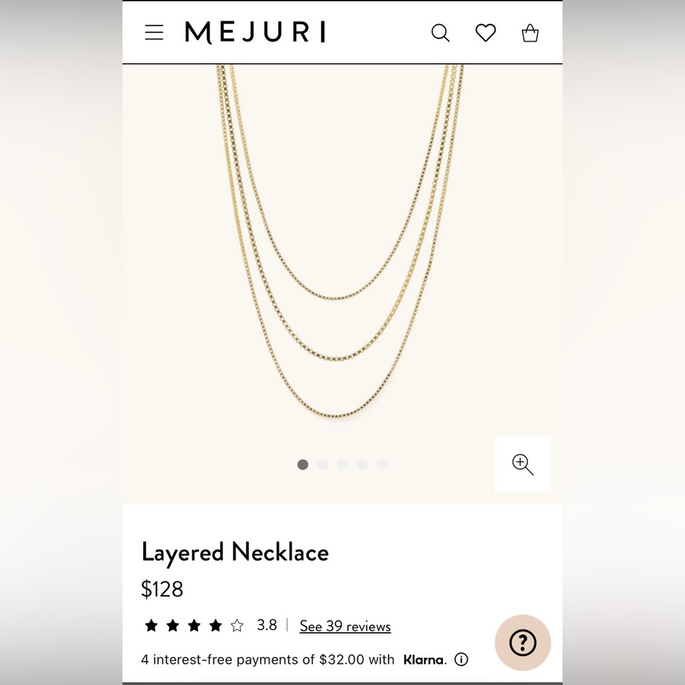 Mejuri Brand New Layered Necklace